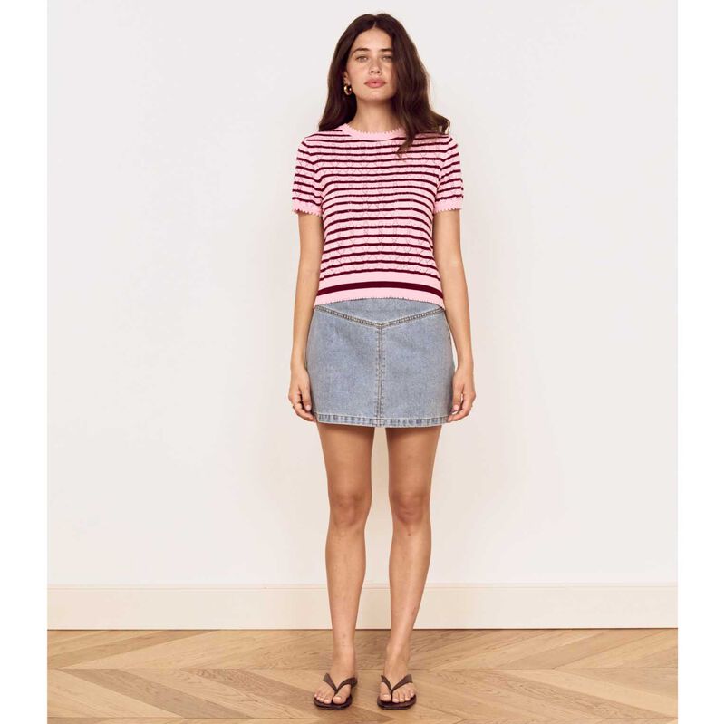 MINKPINK Calla Knit Tee image number 2